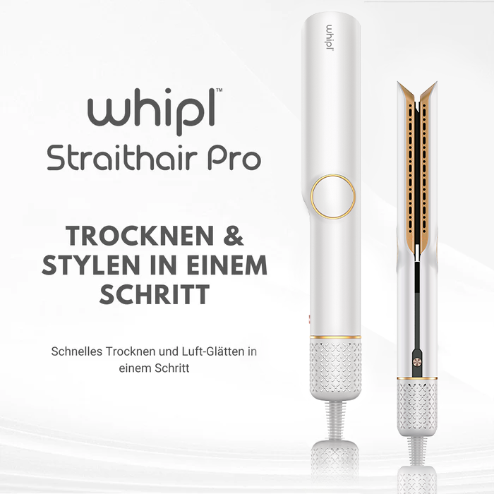 Whipl™ Straithair Pro - Luftglätter- und GRATIS AirPro Föhnstyler inkl. 5 Aufsätze