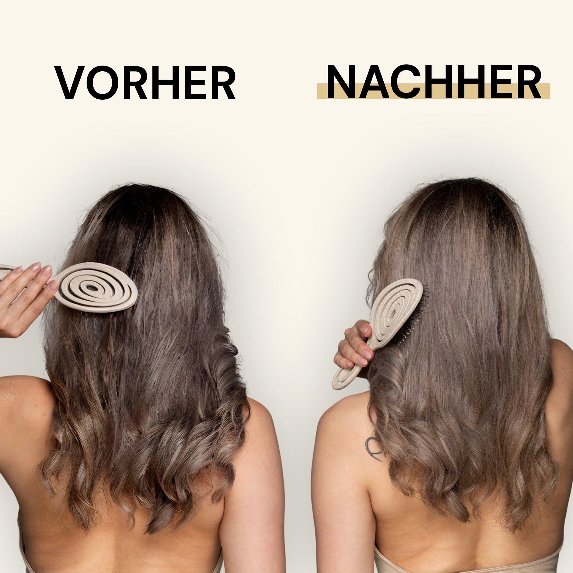 Whipl™ Snail Bio Entwirrbürste mit Spiralfeder